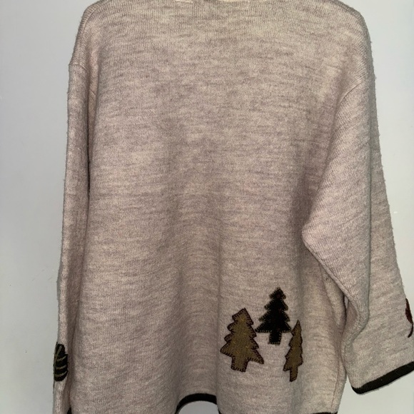 Marisa Christina Nature Print Jacket - Beige and Brown 100% wool - Picture 10 of 11